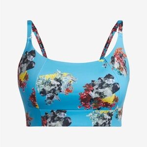 Ivy Park Printed Floral Blue Sports Bra S